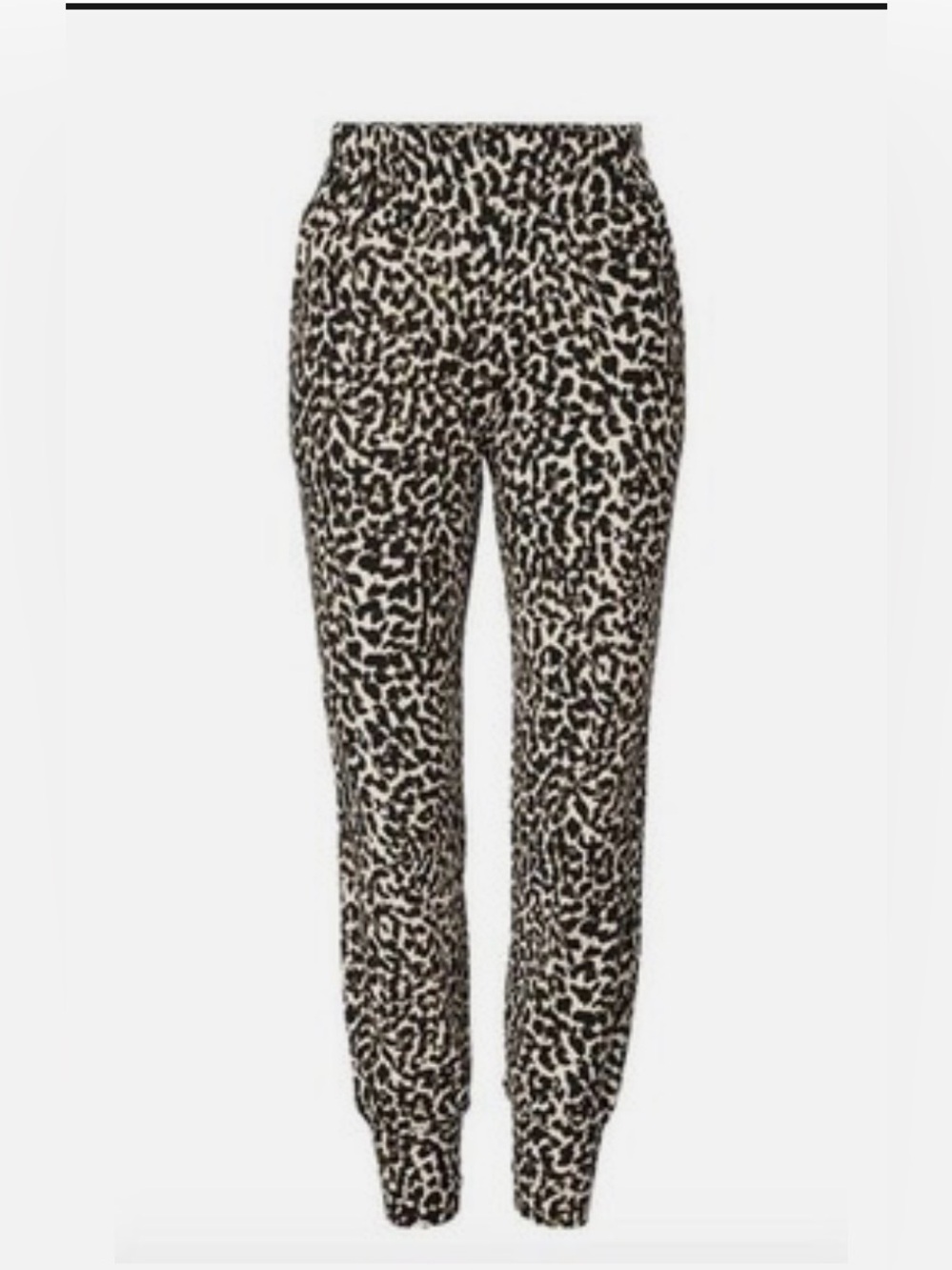 Cabi Pivot Spotted Leopard Joggers #5680 Size XL Animal Print